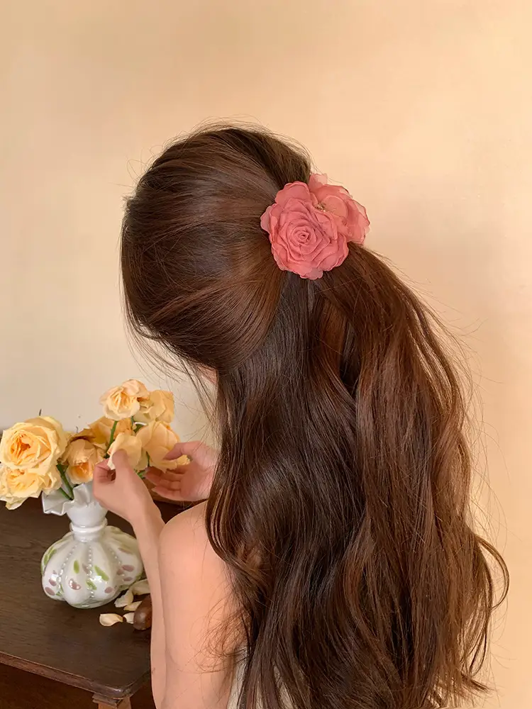 New Chinese-Style Rose Hairpin Clip for Women — feature 2