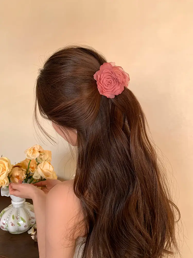 New Chinese-Style Rose Hairpin Clip for Women — feature 3