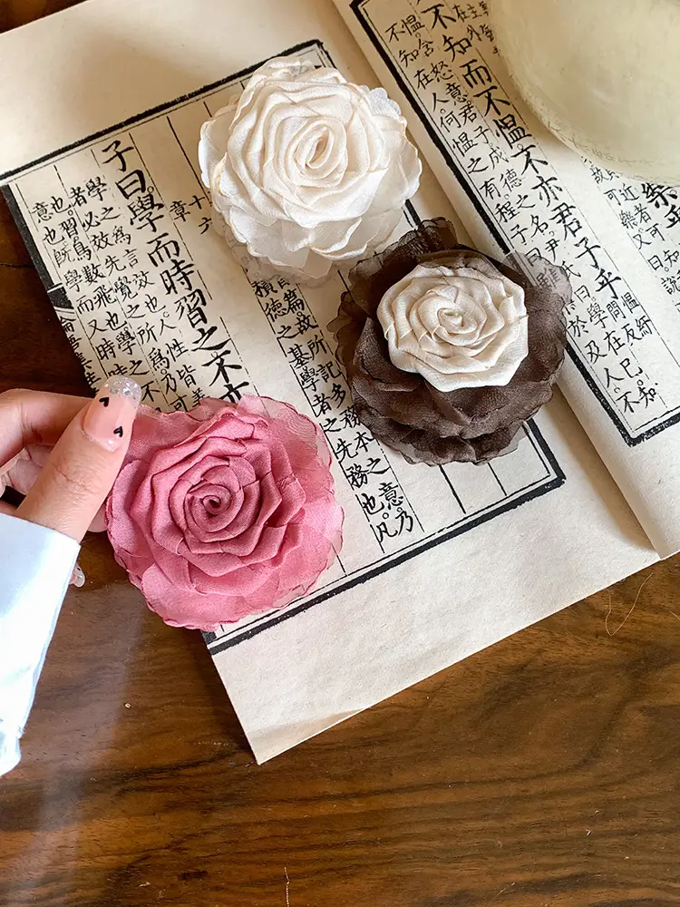 New Chinese-Style Rose Hairpin Clip for Women — feature 9