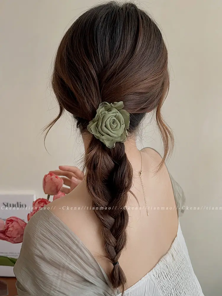 New Chinese-Style Rose Hairpin Clip for Women - Image 11