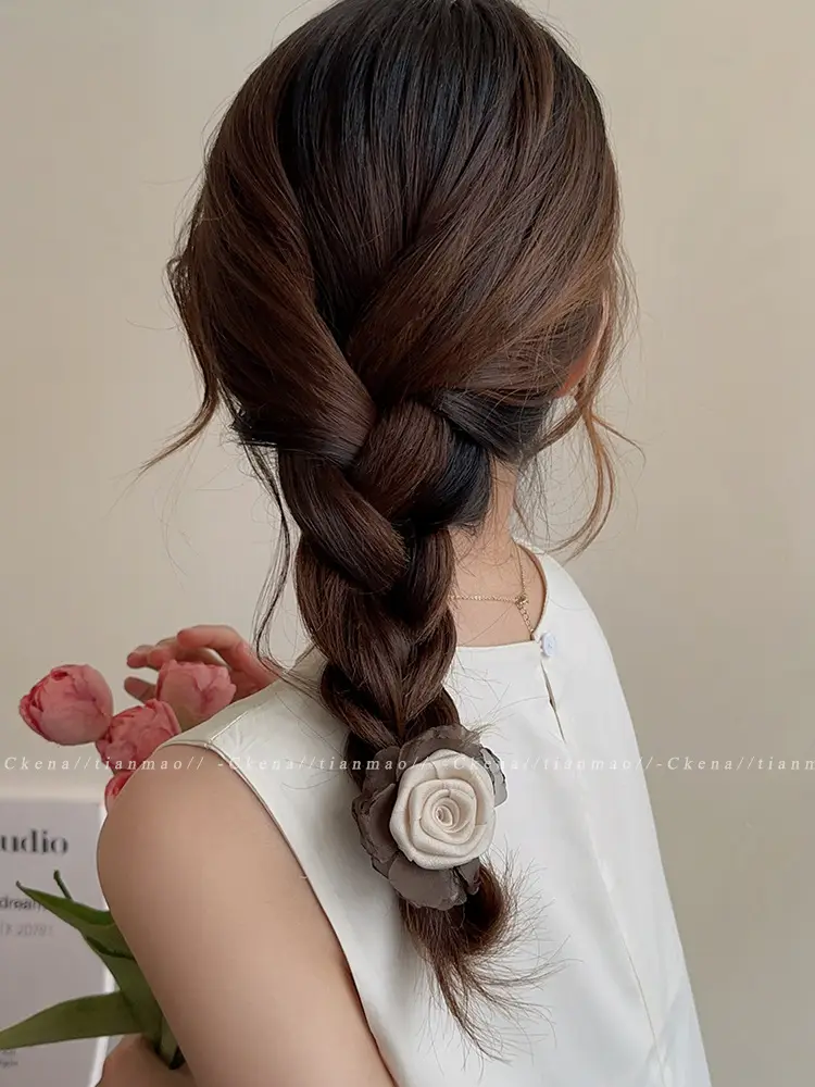 New Chinese-Style Rose Hairpin Clip for Women - Image 12