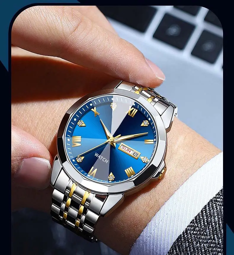High-end Quartz Men's Watch with Double Calendar — feature 3