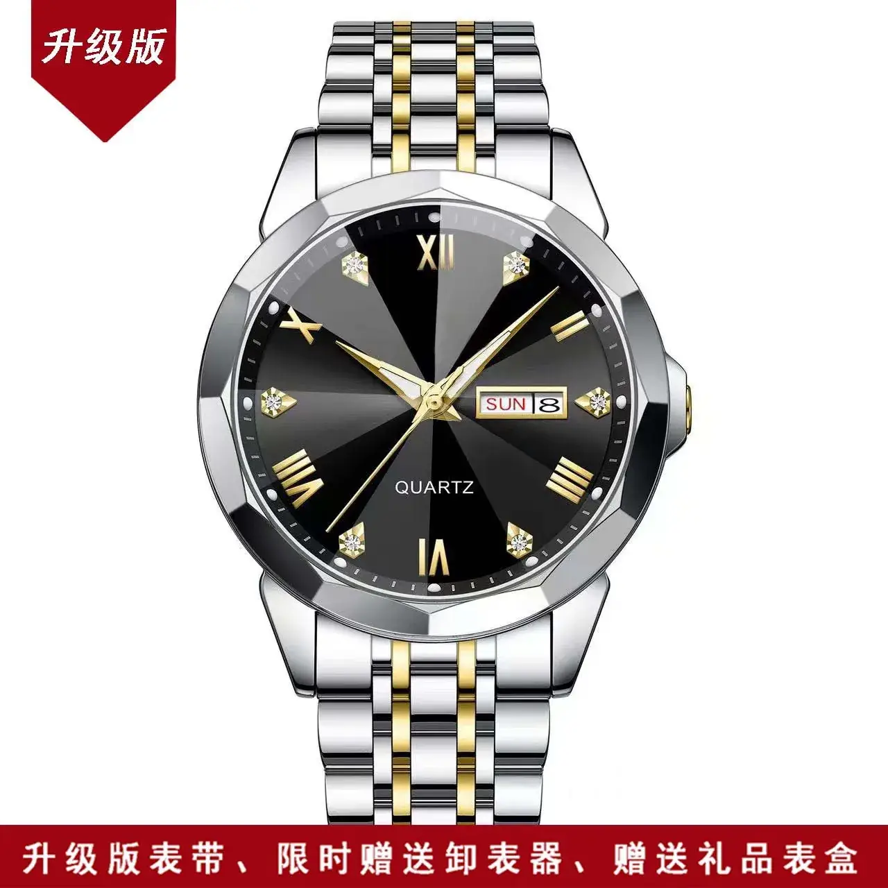 High-end Quartz Men's Watch with Double Calendar - Image 8