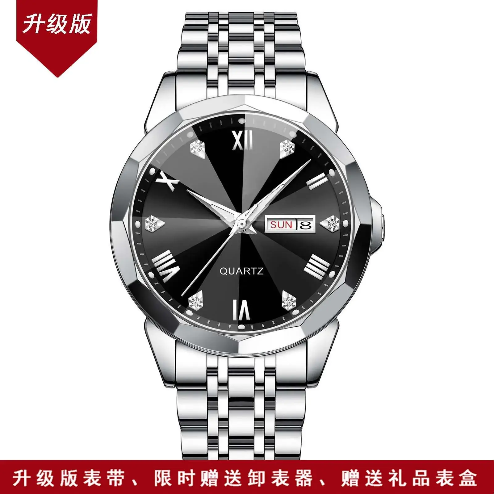 High-end Quartz Men's Watch with Double Calendar - Image 10