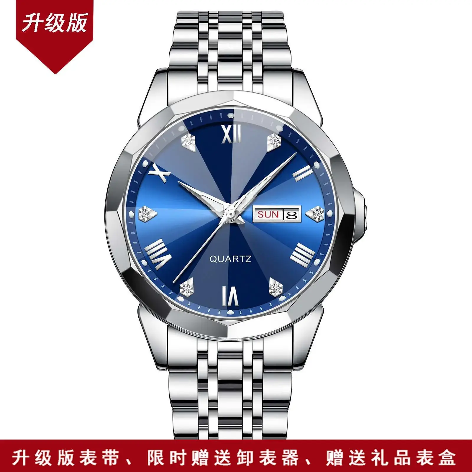 High-end Quartz Men's Watch with Double Calendar - Image 11