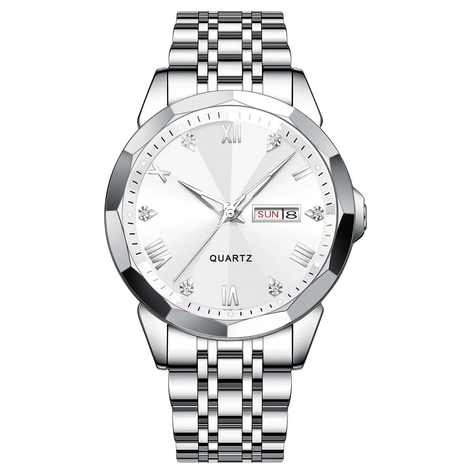 High-end Quartz Men's Watch with Double Calendar - Image 2