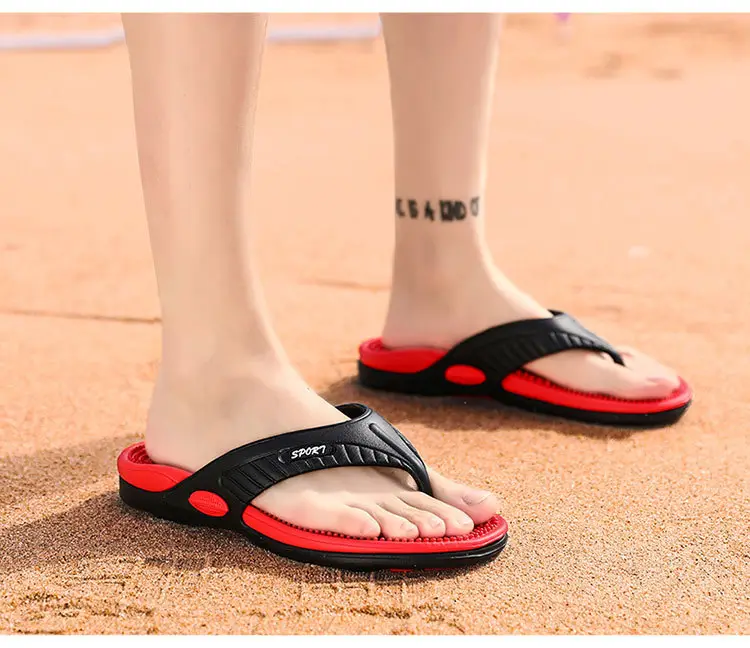 2024 Summer Breathable Black Red Sandals — feature 3