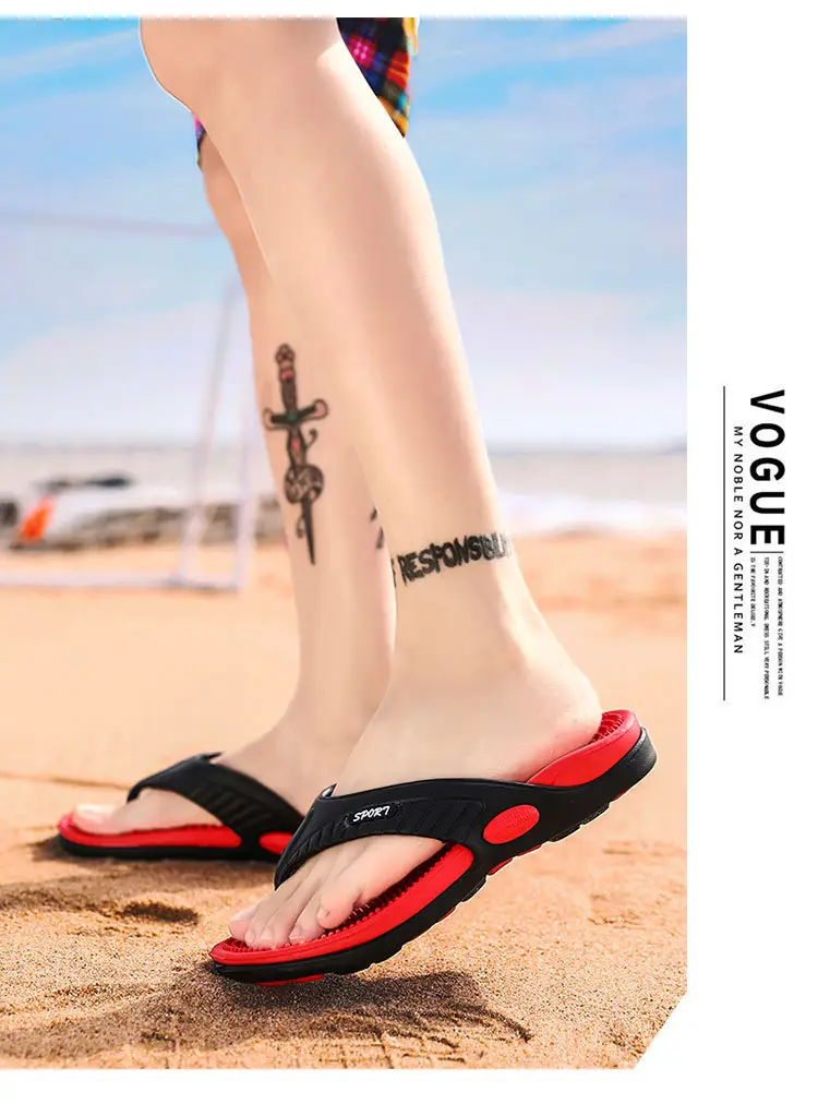 2024 Summer Breathable Black Red Sandals — feature 7