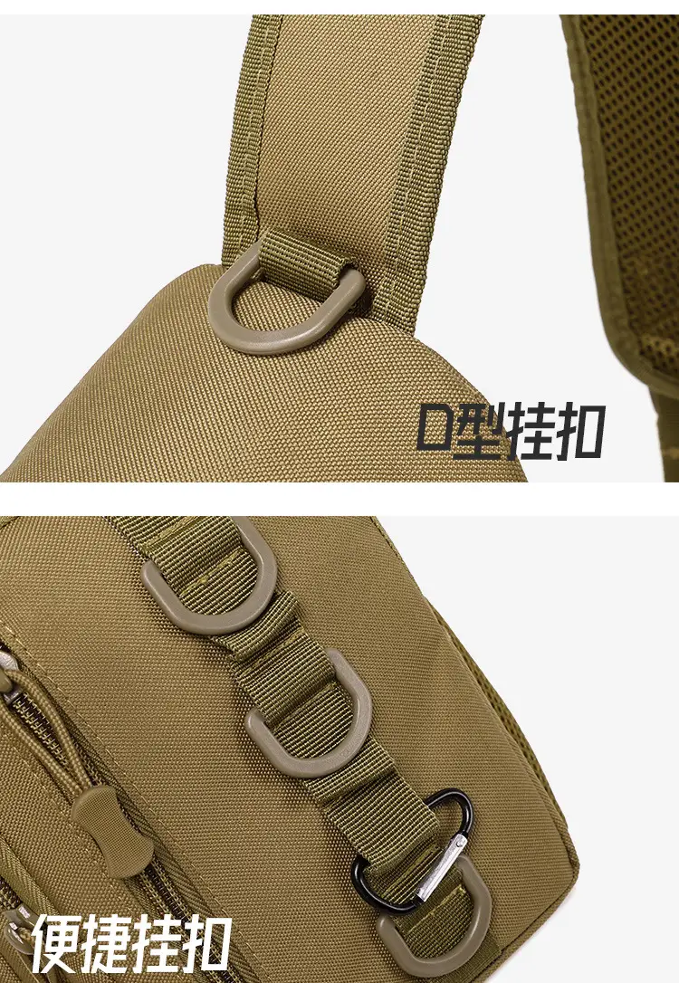 Men's Black Camouflage Tactical Shoulder Bag — feature 23