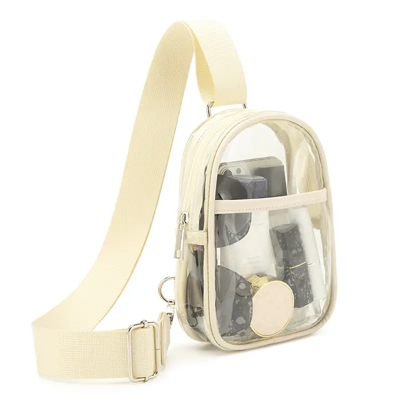 Transparent Clear Crossbody Bag for Girls Women