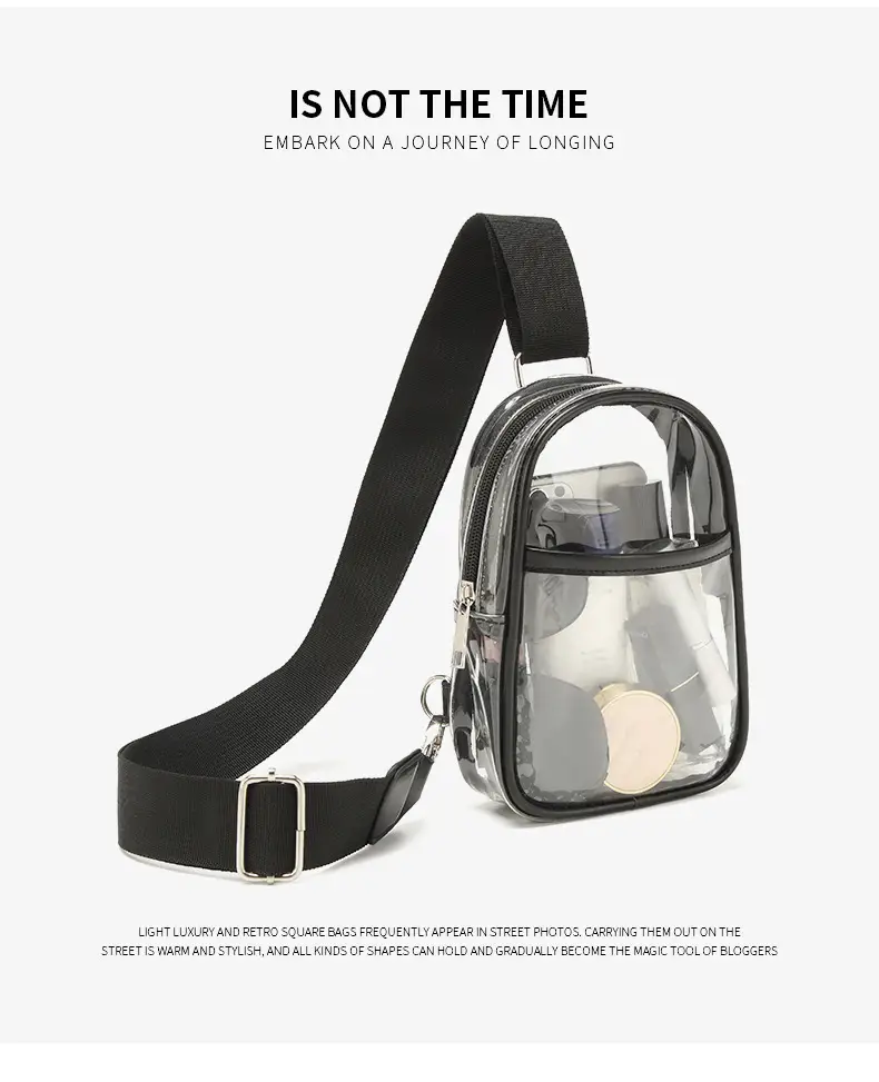 Transparent Clear Crossbody Bag for Girls Women — feature 13