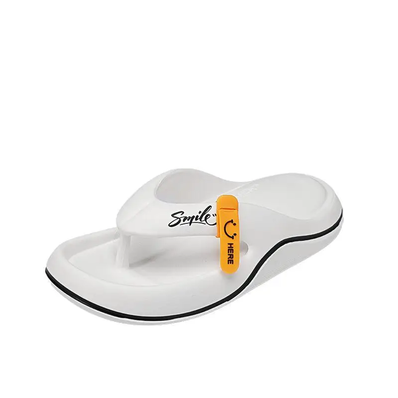 Couple's Summer Breathable Clip Flip-Flops Indoor Thick Bottom Men's Home Fashionable Slippers Men's Beach Slippers — feature 7
