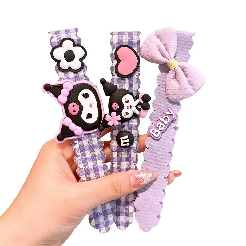 Kuromi Hairband for Girls Purple 2025 New - Image 9