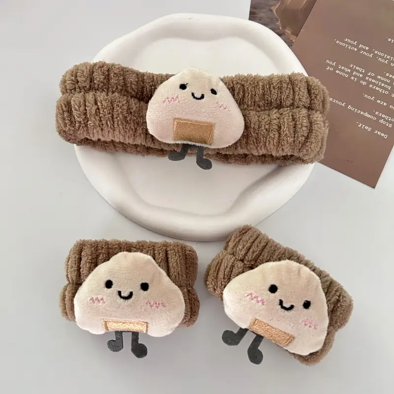 Cute Bear Design Waterproof Hair Band for Women