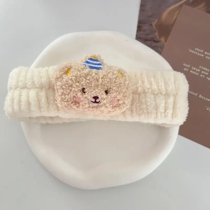 Cute Bear Design Waterproof Hair Band for Women