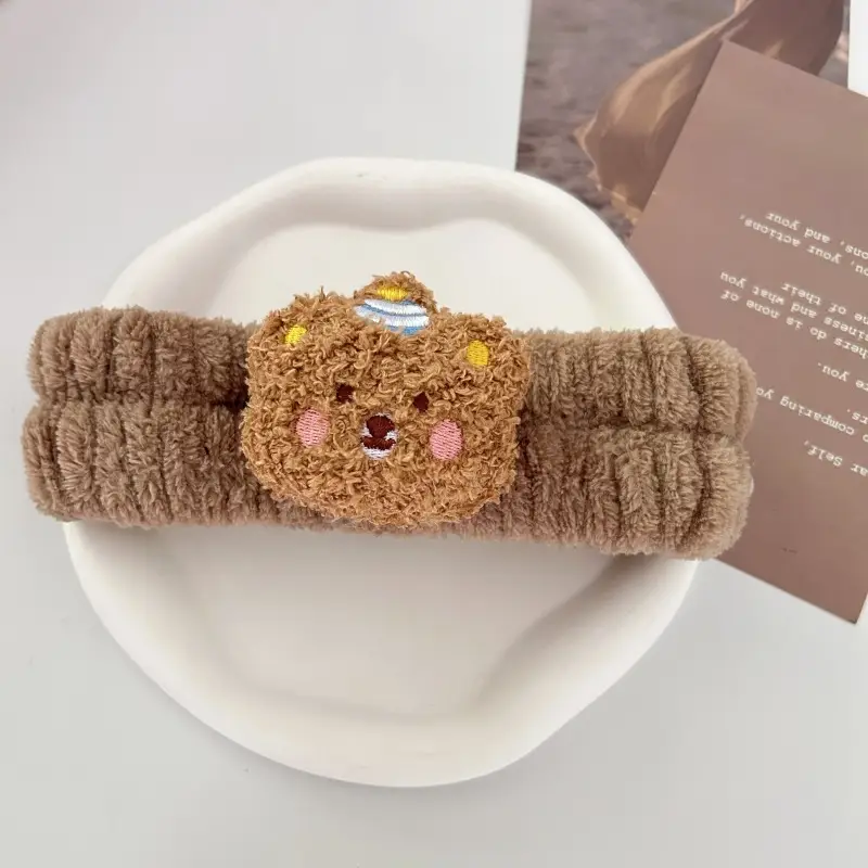 Cute Bear Design Waterproof Hair Band for Women