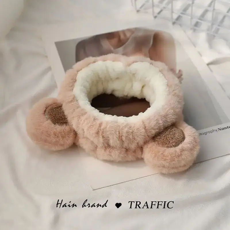 Cute Bear Design Waterproof Hair Band for Women