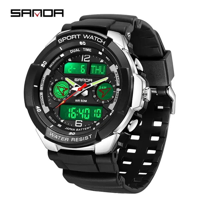 Sanda Red Water Resistant Junior Watch - Image 2