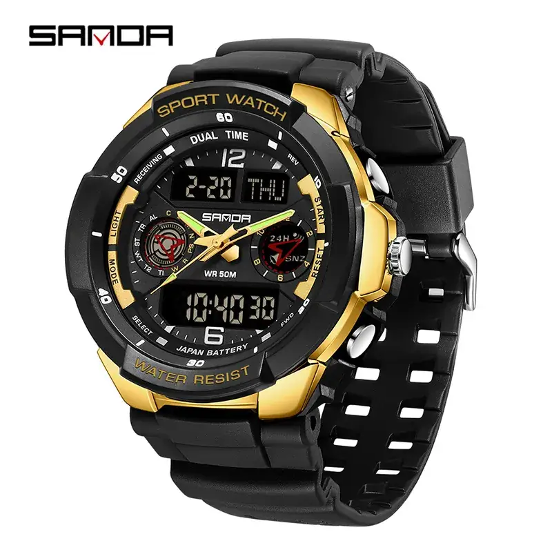 Sanda Red Water Resistant Junior Watch - Image 3