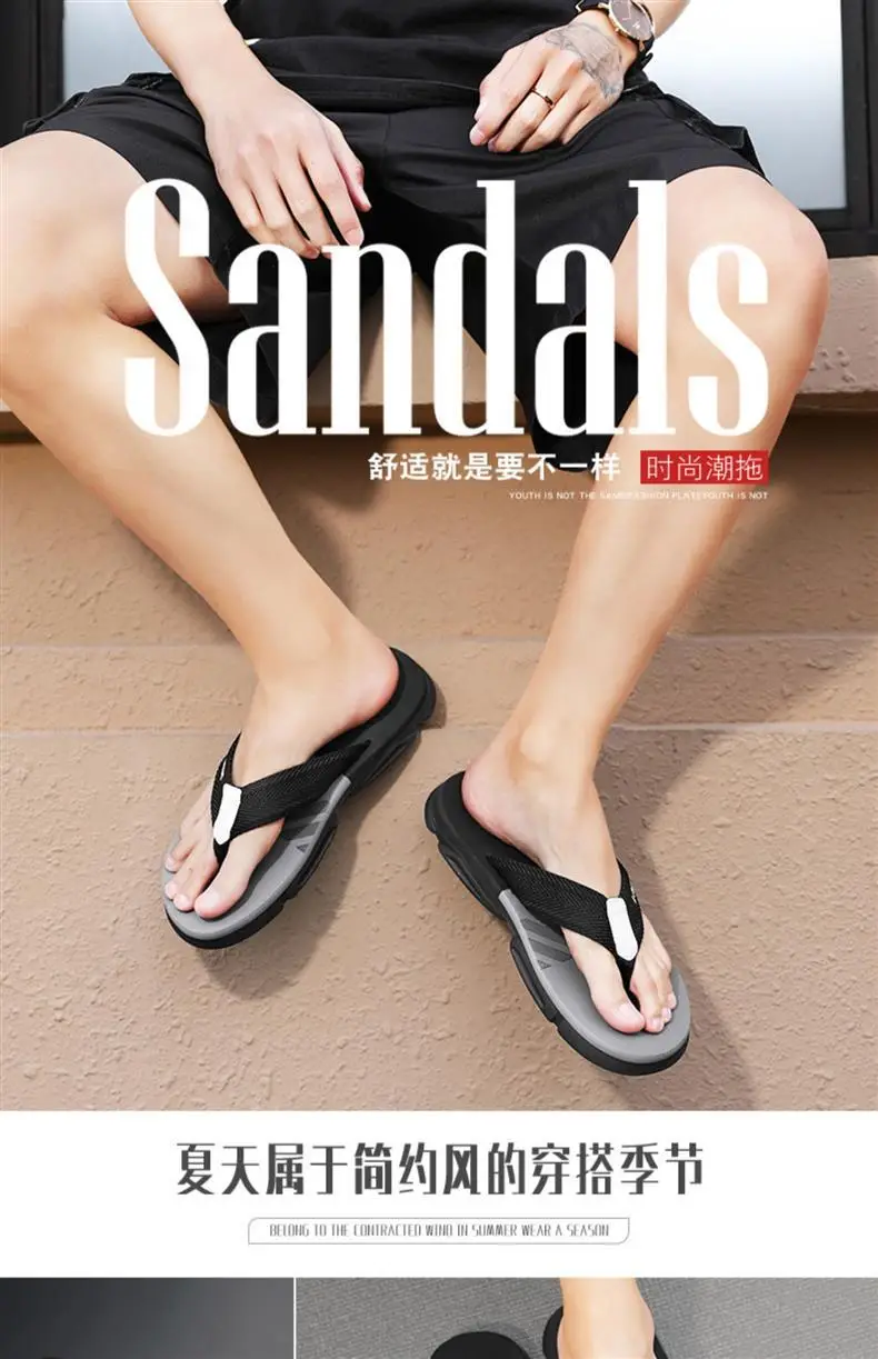 Vietnamese Flip-flops Men Summer Soft Sole Sports Beach Slippers — feature 1