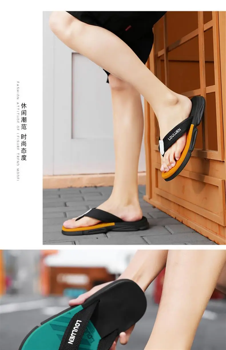 Vietnamese Flip-flops Men Summer Soft Sole Sports Beach Slippers — feature 12