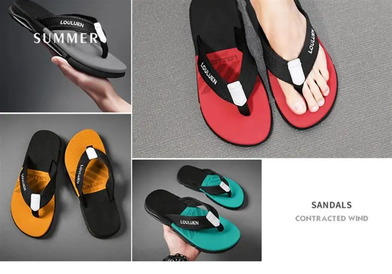 Vietnamese Flip-flops Men Summer Soft Sole Sports Beach Slippers — feature 2