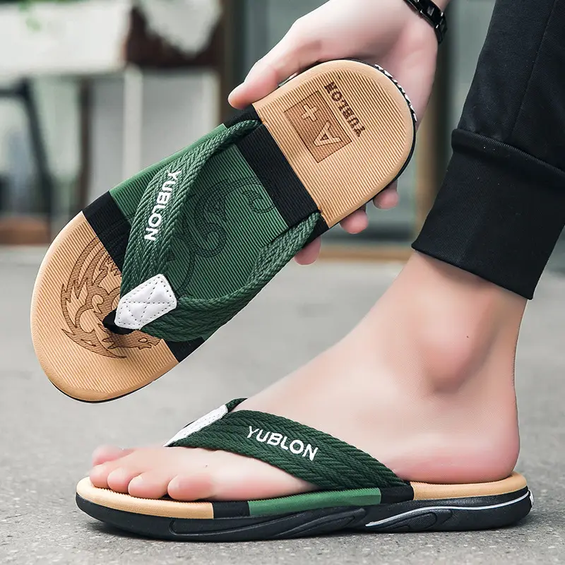 Vietnamese Flip-flops Men Summer Soft Sole Sports Beach Slippers