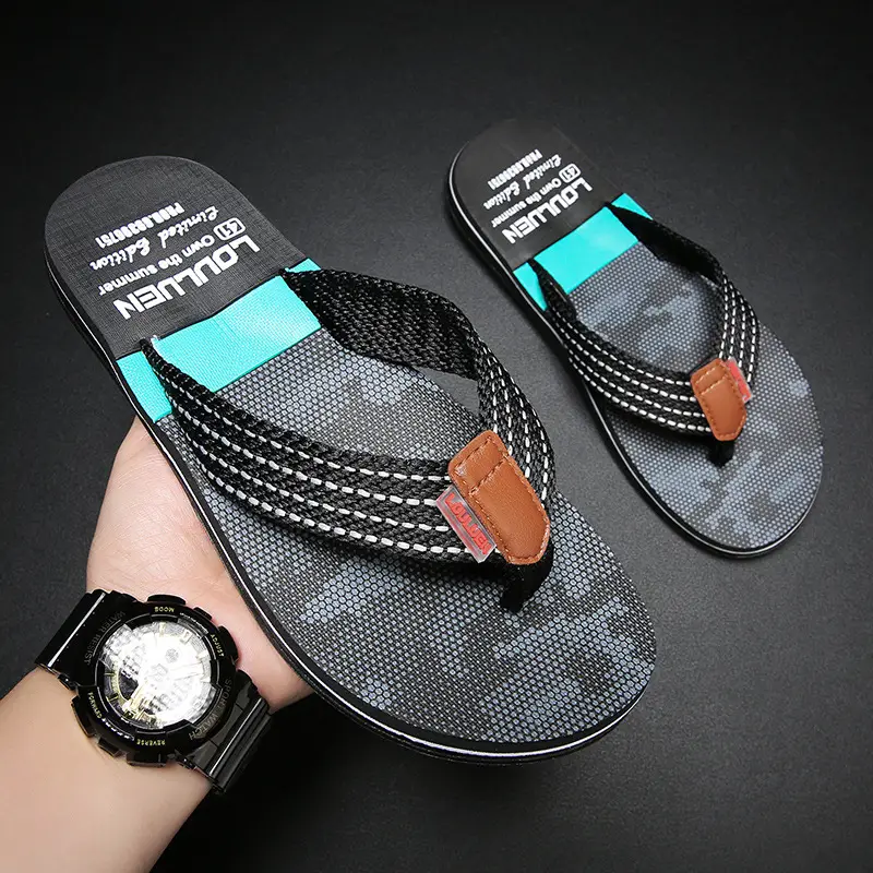Vietnamese Flip-flops Men Summer Soft Sole Sports Beach Slippers