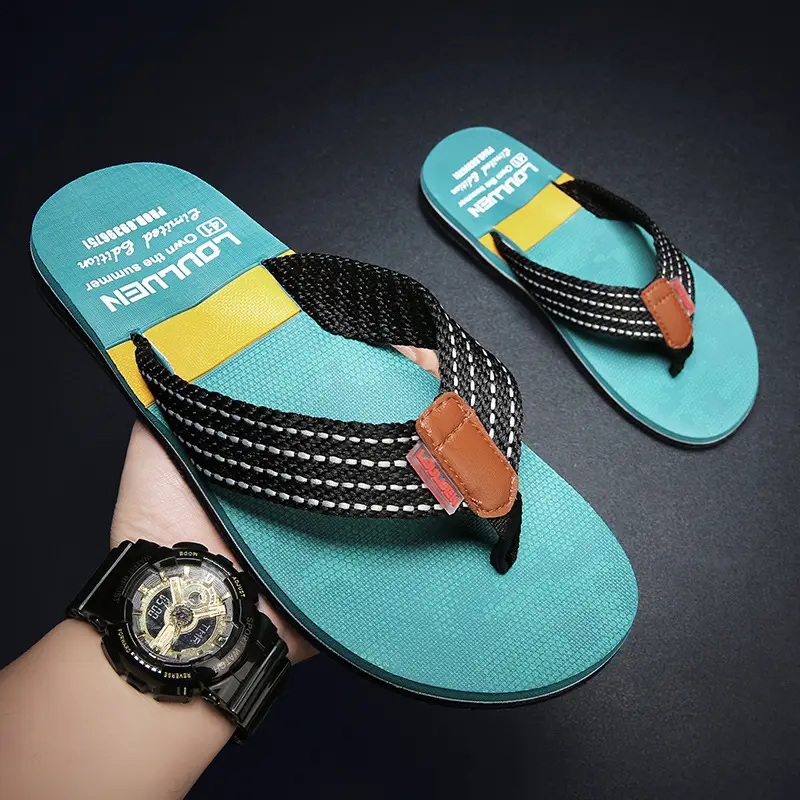 Vietnamese Flip-flops Men Summer Soft Sole Sports Beach Slippers