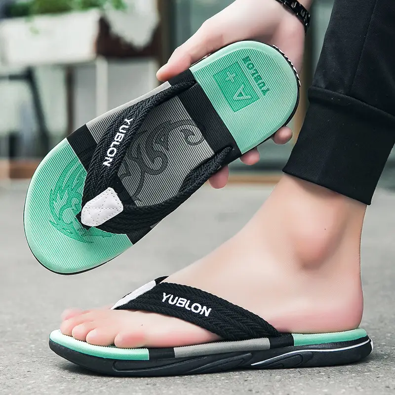 Vietnamese Flip-flops Men Summer Soft Sole Sports Beach Slippers