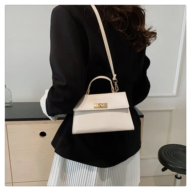 Women's White Square Shoulder Bag 2024 Spring Summer - Image 6