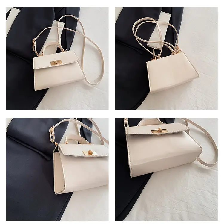 Women's White Square Shoulder Bag 2024 Spring Summer β feature 11