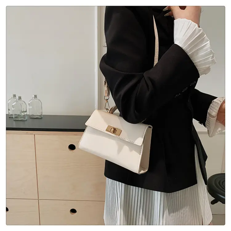 Women's White Square Shoulder Bag 2024 Spring Summer β feature 21