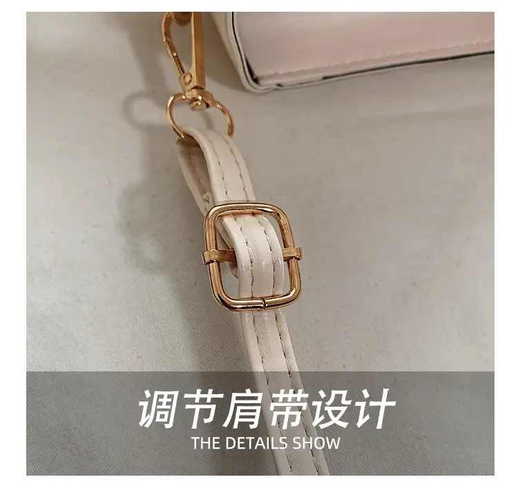 Women's White Square Shoulder Bag 2024 Spring Summer β feature 9