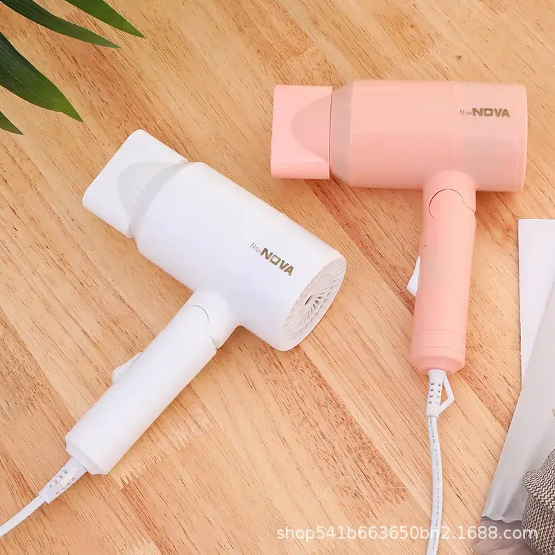 Portable Hair Dryer Pink White Constant Temp - Image 5