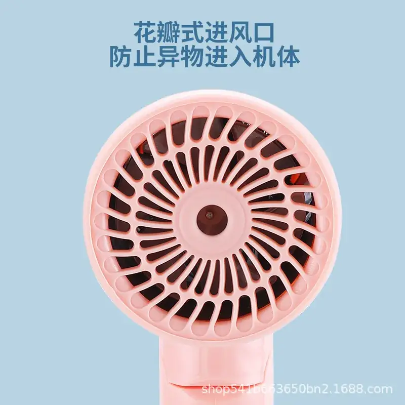 Portable Hair Dryer Pink White Constant Temp - Image 6