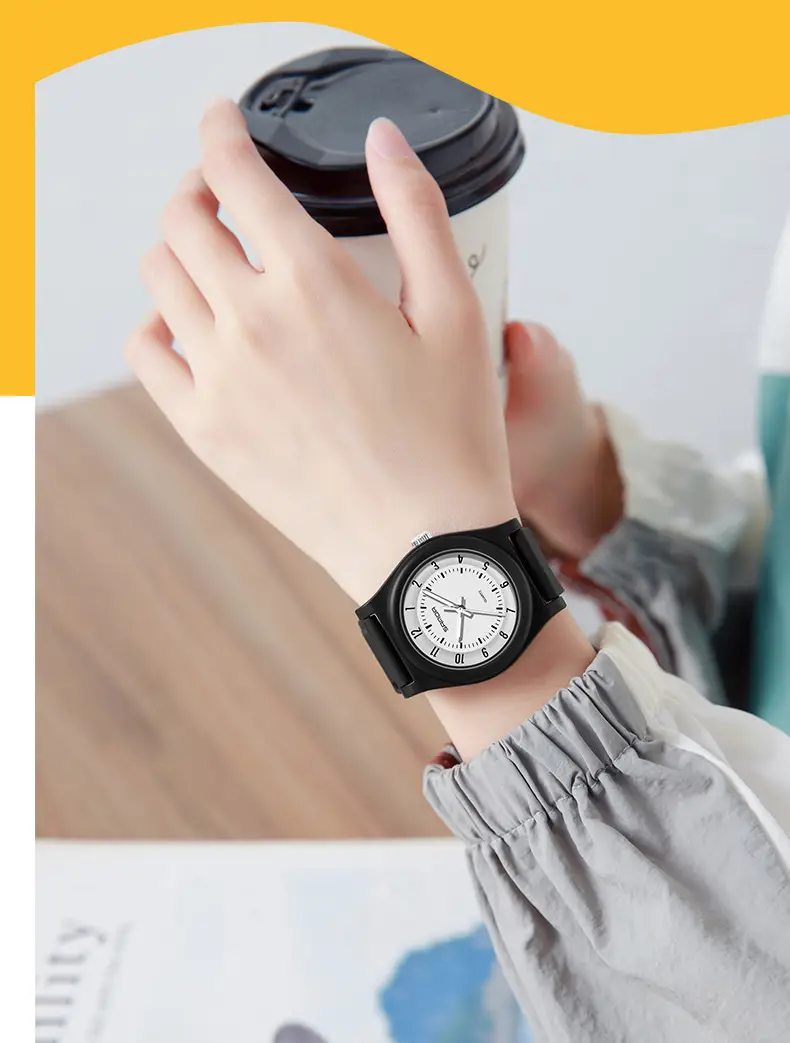 Sanda Waterproof Quartz Watch for Men Women Analog Dial — feature 37