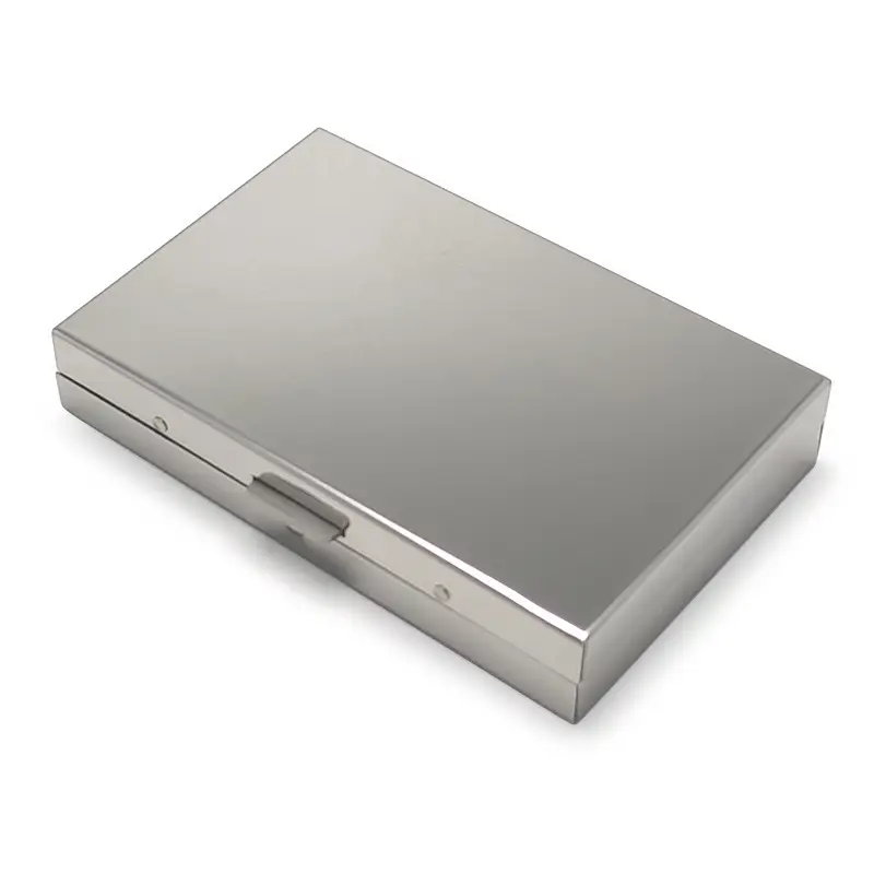 High-End Stainless Steel Card Holder, High-End Metal Anti-Magnetic and Anti-Theft Wallet for Men and Women, Gift for Dad, Mini Manufacturer Wholesale