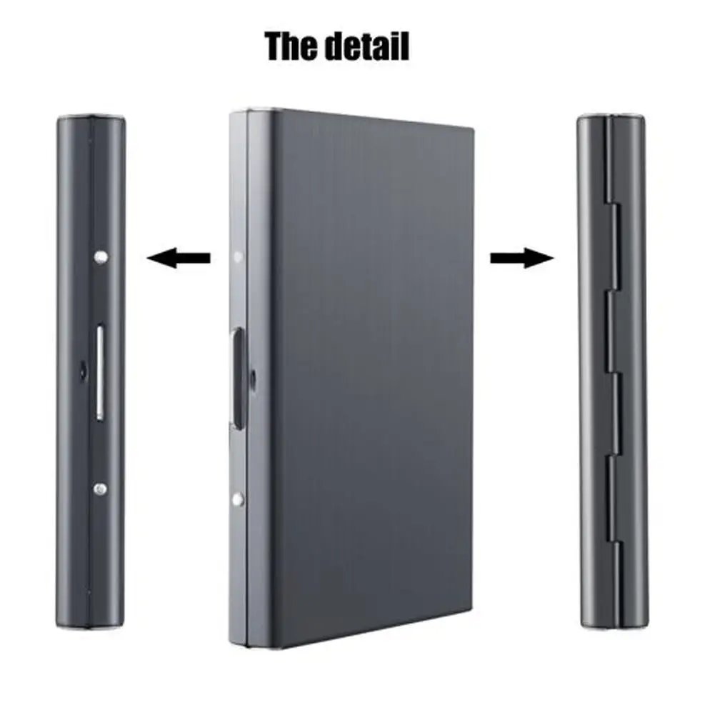 High-End Stainless Steel Card Holder, High-End Metal Anti-Magnetic and Anti-Theft Wallet for Men and Women, Gift for Dad, Mini Manufacturer Wholesale — feature 4