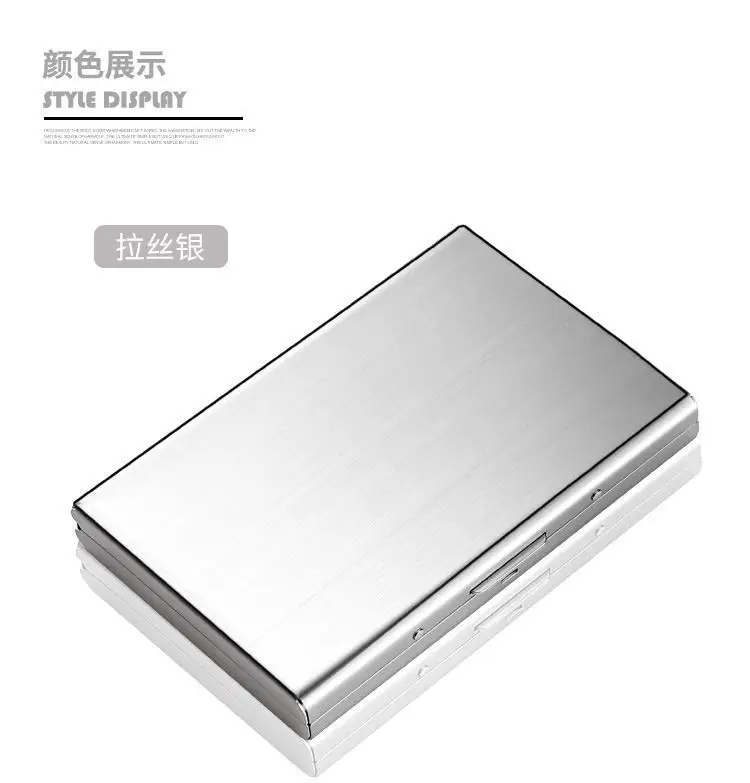 High-End Stainless Steel Card Holder, High-End Metal Anti-Magnetic and Anti-Theft Wallet for Men and Women, Gift for Dad, Mini Manufacturer Wholesale — feature 8