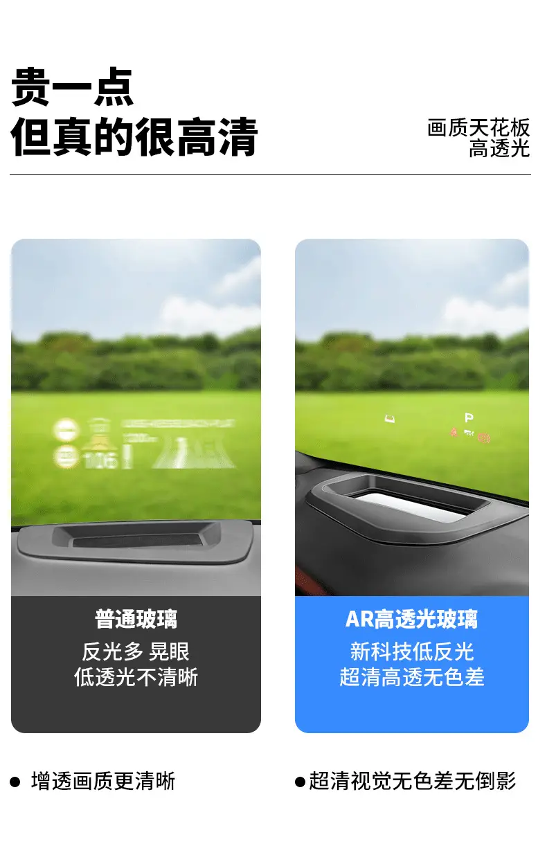 22-24 Changan S7 HUD Dust Cover Dark Blue — feature 6