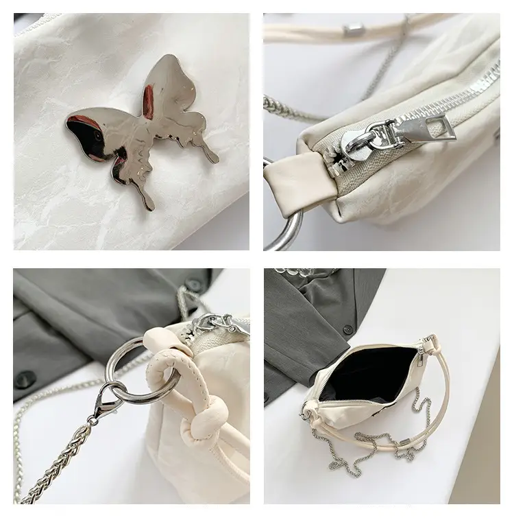 Black Butterfly PU Shoulder Bag for Women — feature 11
