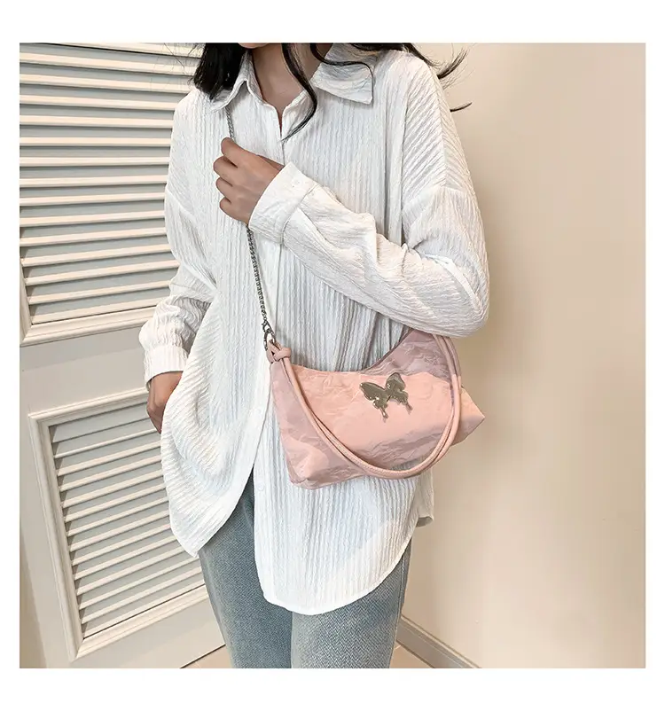 Black Butterfly PU Shoulder Bag for Women — feature 12