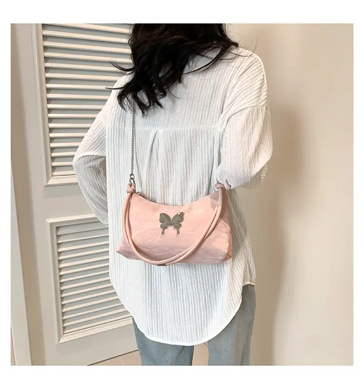 Black Butterfly PU Shoulder Bag for Women — feature 14