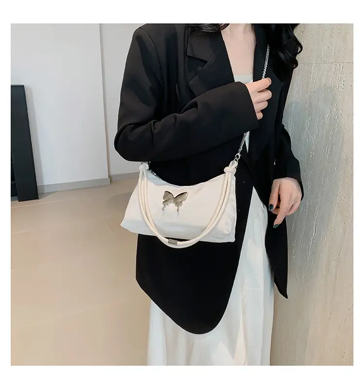 Black Butterfly PU Shoulder Bag for Women — feature 18
