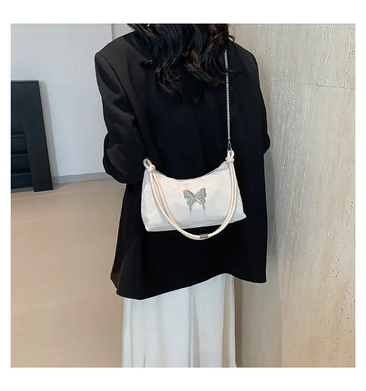 Black Butterfly PU Shoulder Bag for Women — feature 19