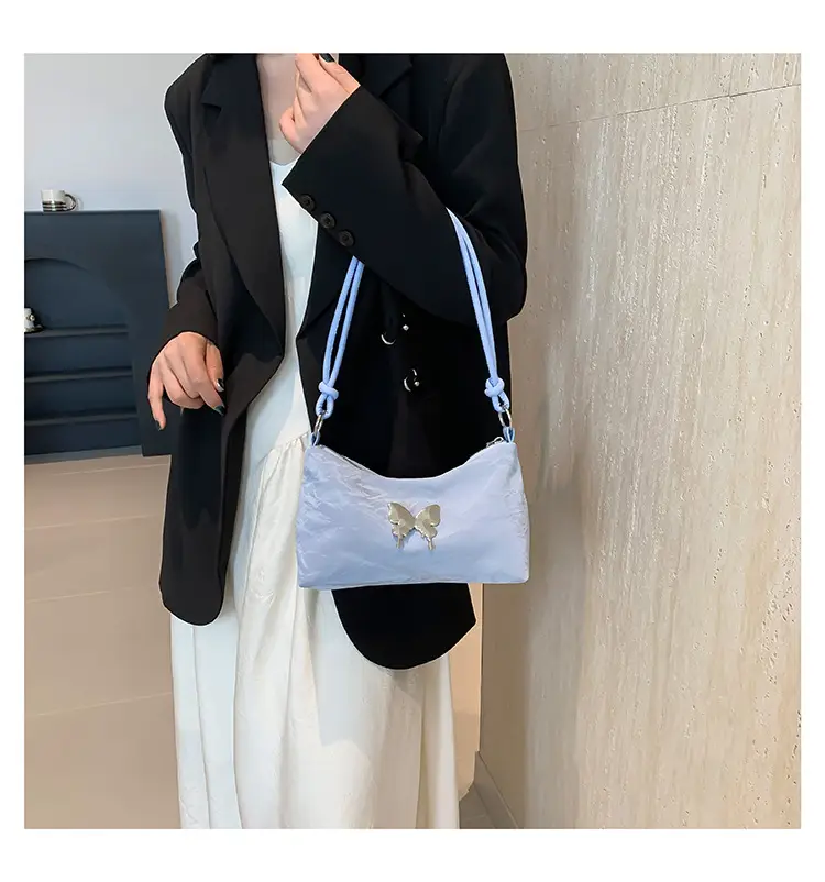 Black Butterfly PU Shoulder Bag for Women — feature 22