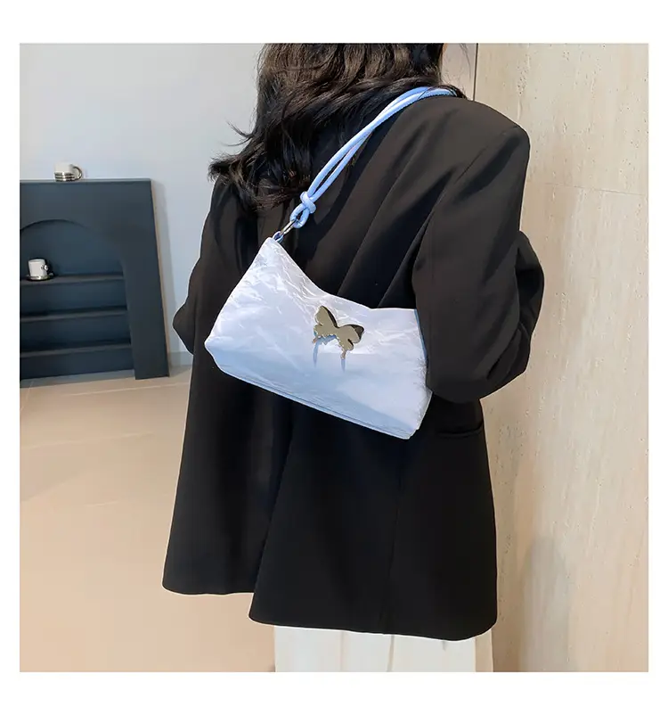 Black Butterfly PU Shoulder Bag for Women — feature 23