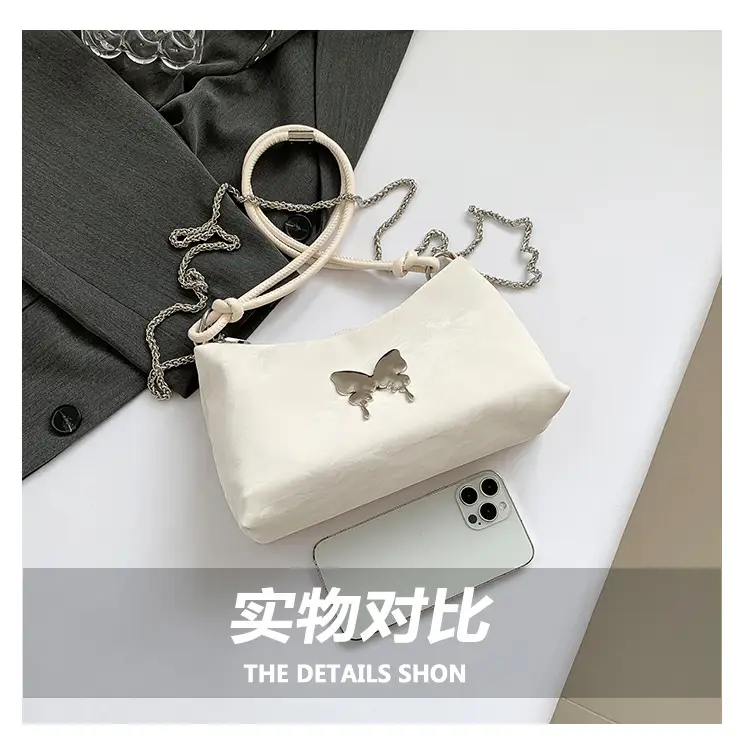 Black Butterfly PU Shoulder Bag for Women — feature 7