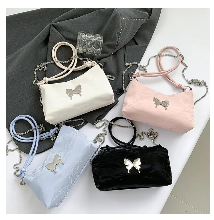 Black Butterfly PU Shoulder Bag for Women — feature 9